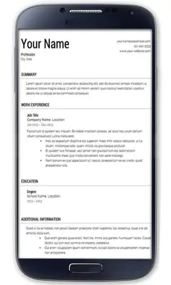 CV maker (Resume maker) android App screenshot 0