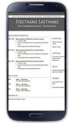 CV maker (Resume maker) android App screenshot 2